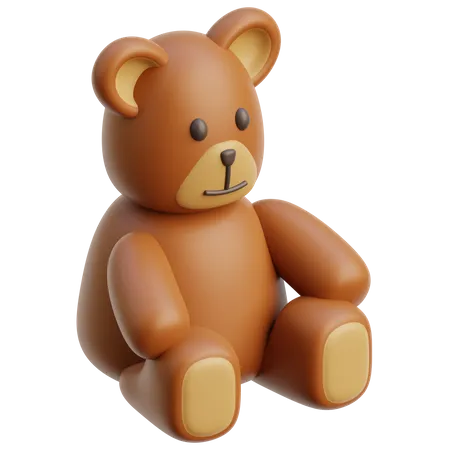 Ours en peluche  3D Icon