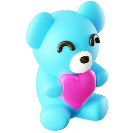 Ours en peluche  3D Icon