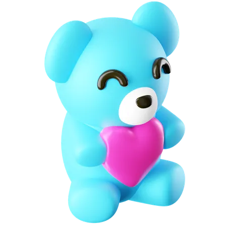 Ours en peluche  3D Icon