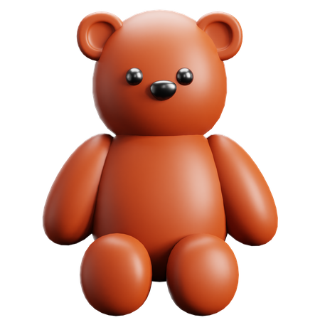 Ours en peluche  3D Icon