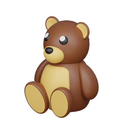 Poupée ours  3D Icon