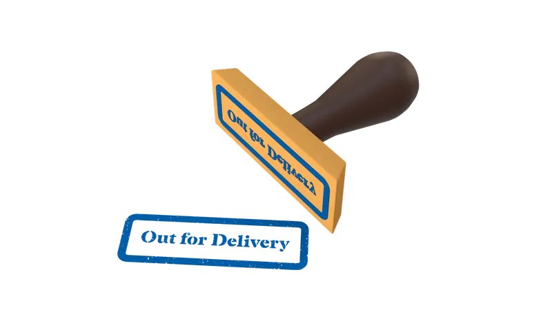 Out For Delivery  3D Icon