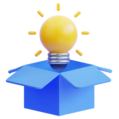 Out of the box  3D Icon