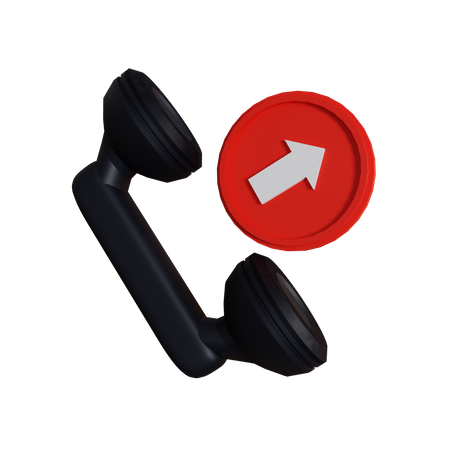 Outbound Call  3D Icon