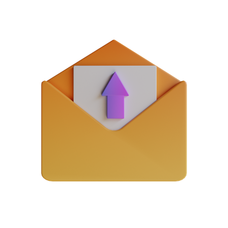 Outbox Mail  3D Icon