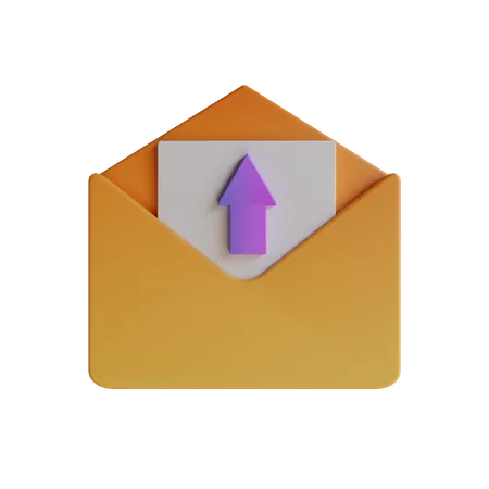 Outbox Mail  3D Icon