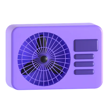 屋外用エアコン  3D Icon