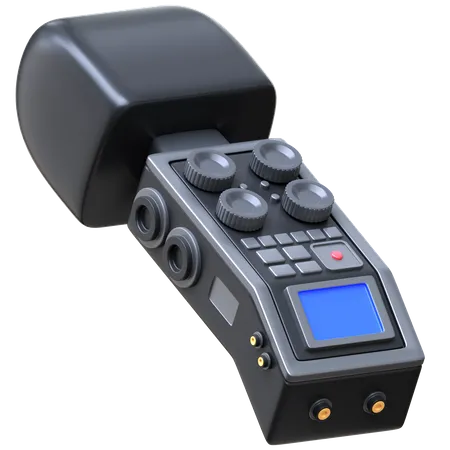 Outdoor Audio Recorder  3D Icon