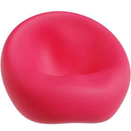 Outdoor Bean Bag Chair  3D Icon
