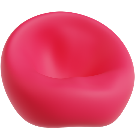 Outdoor Bean Bag Chair  3D Icon