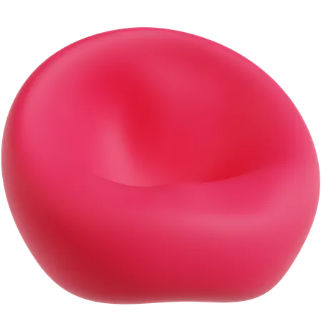 Outdoor Bean Bag Chair  3D Icon