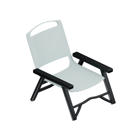 Outdoor Chair  3D Icon