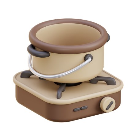 Outdoor Cooking Set  3D Icon