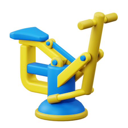 Outdoor Fitness Equipment  3D Icon