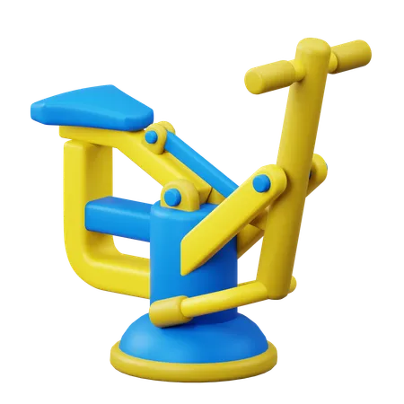 Outdoor Fitness Equipment  3D Icon