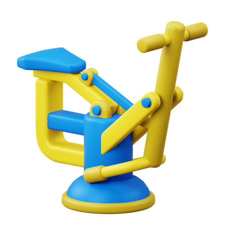 Outdoor Fitness Equipment  3D Icon
