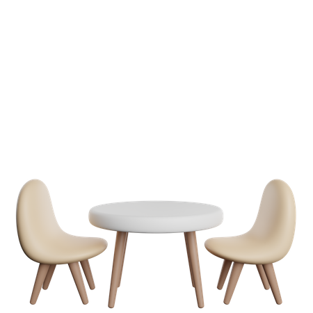 Outdoor Table  3D Icon