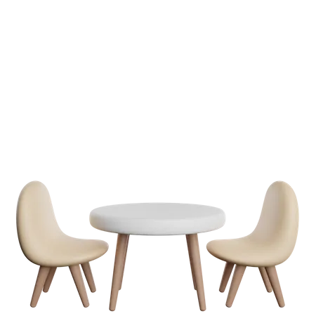 Outdoor Table  3D Icon