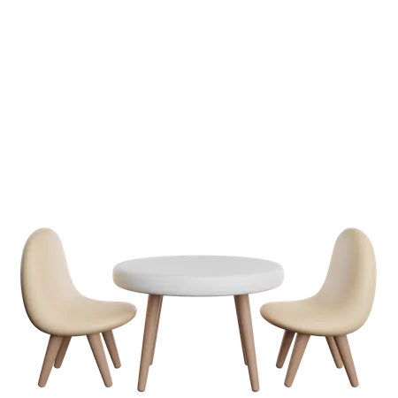 Outdoor Table 3D Icon
