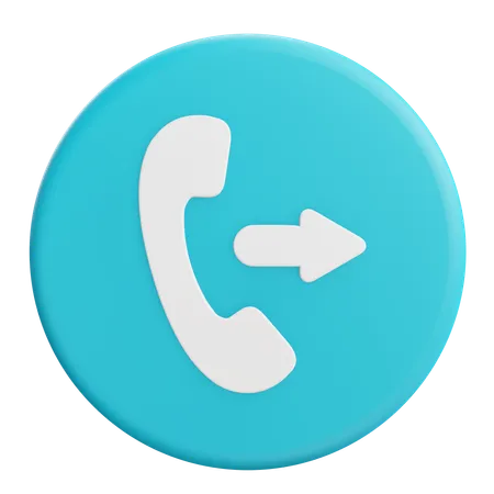 Outgoing Call  3D Icon