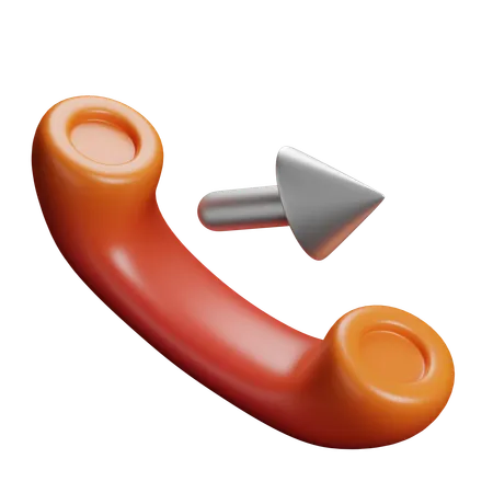 Outgoing Call  3D Icon