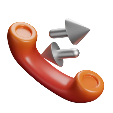 Outgoing Call  3D Icon