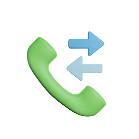 Outgoing Call  3D Icon