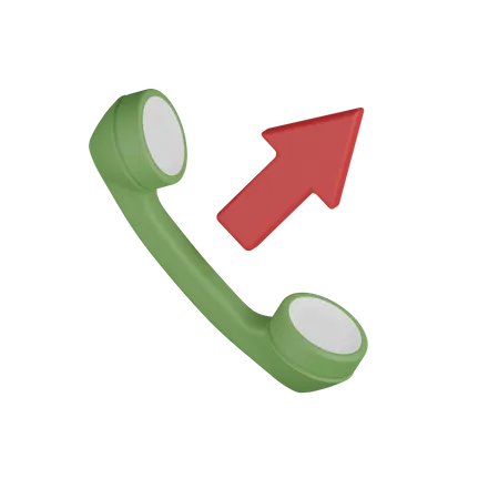 Outgoing Call  3D Icon