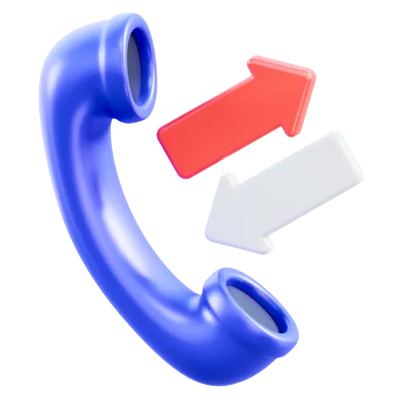 Outgoing Call  3D Icon