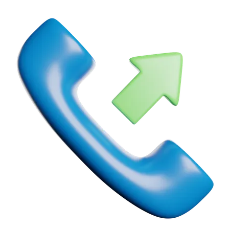 Outgoing Call  3D Icon