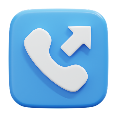 Outgoing Call  3D Icon