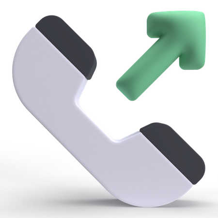 Outgoing Call  3D Icon