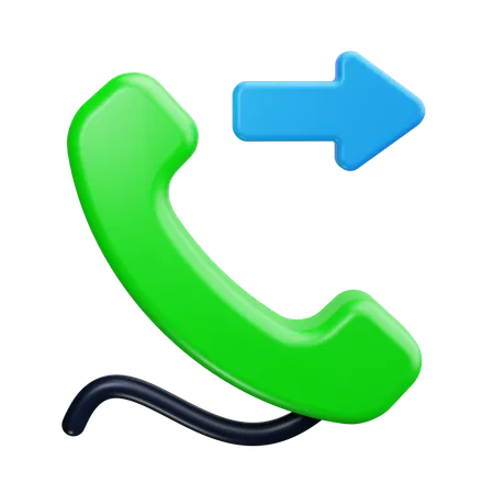 Outgoing Call  3D Icon