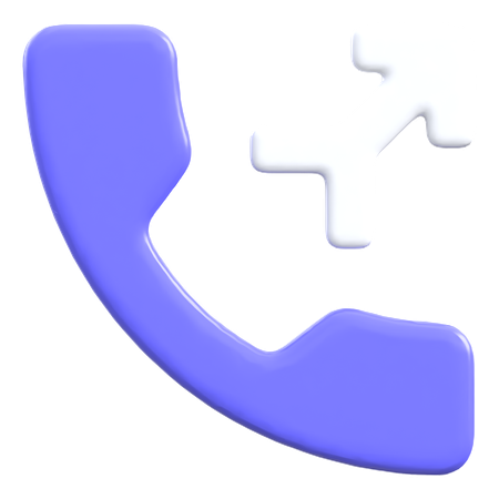 Outgoing Call  3D Icon