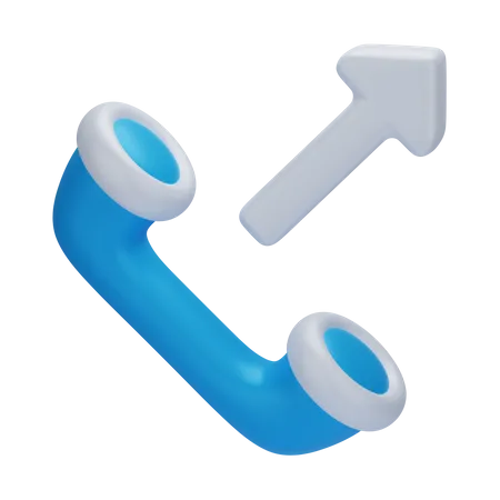 Outgoing Call 3 D Customer Service 3D Icon