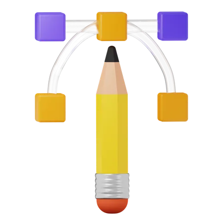 Outil crayon  3D Icon