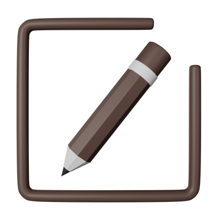 Outil crayon  3D Icon