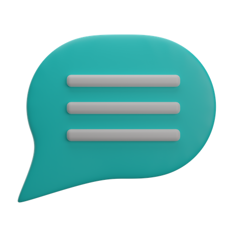 Outil de commentaires  3D Icon