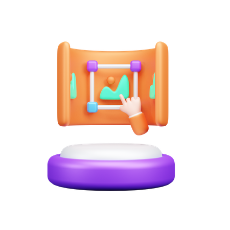 Outil de conception  3D Icon