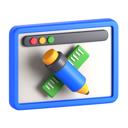 Outil de conception  3D Icon