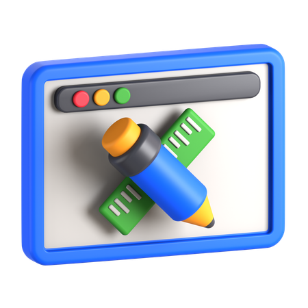 Outil de conception  3D Icon