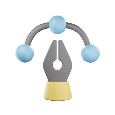 Outil de courbe  3D Icon