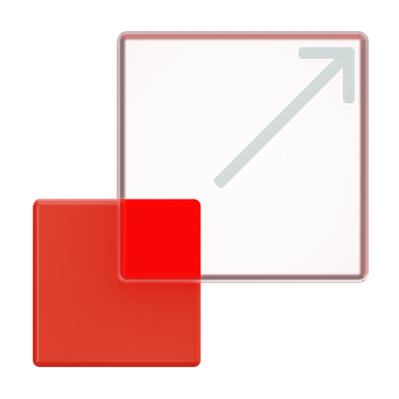 Outil d'échelle  3D Icon