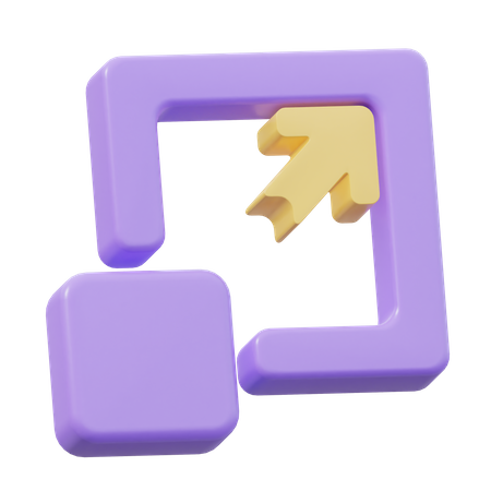 Outil d'échelle  3D Icon