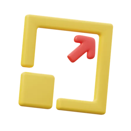 Outil d'échelle  3D Icon