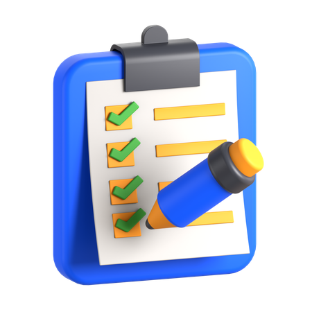 Instruments d'évaluation  3D Icon