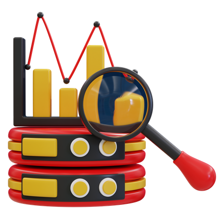 Outils d'analyse de données pour développeurs Web  3D Icon