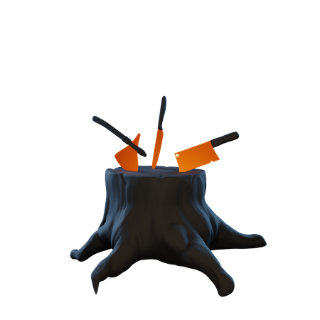 Outils de boucher  3D Illustration