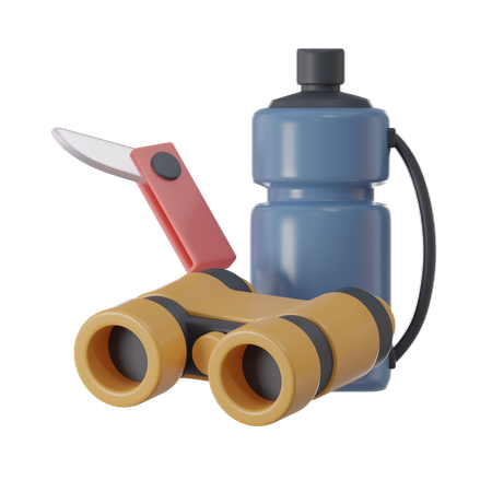 Outils de camping  3D Icon