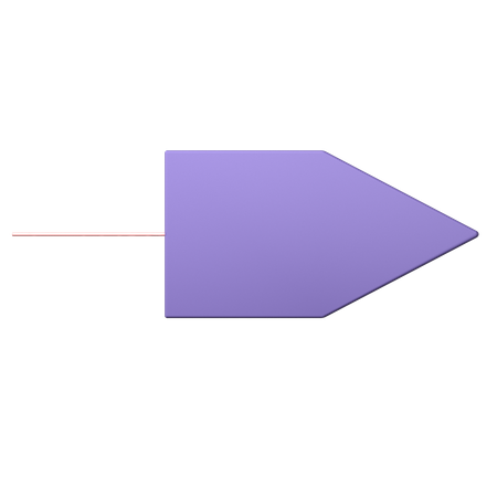 Output Bus Line  3D Icon